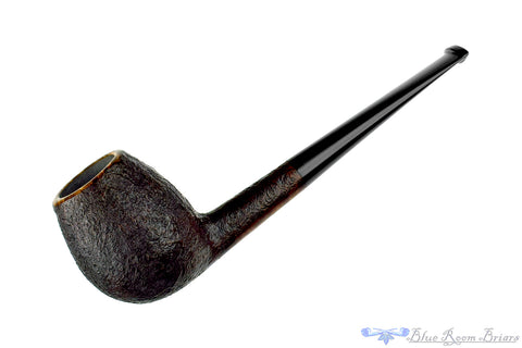 Jared Coles Pipe Black Blast Freehand Sitter with Brindle and Plateaux