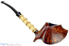 Blue Room Briars is proud to present this David Huber and Jesse Jones Collaboration Pipe Bent High-Contrast Freehand Sitter with Plateau and Bamboo