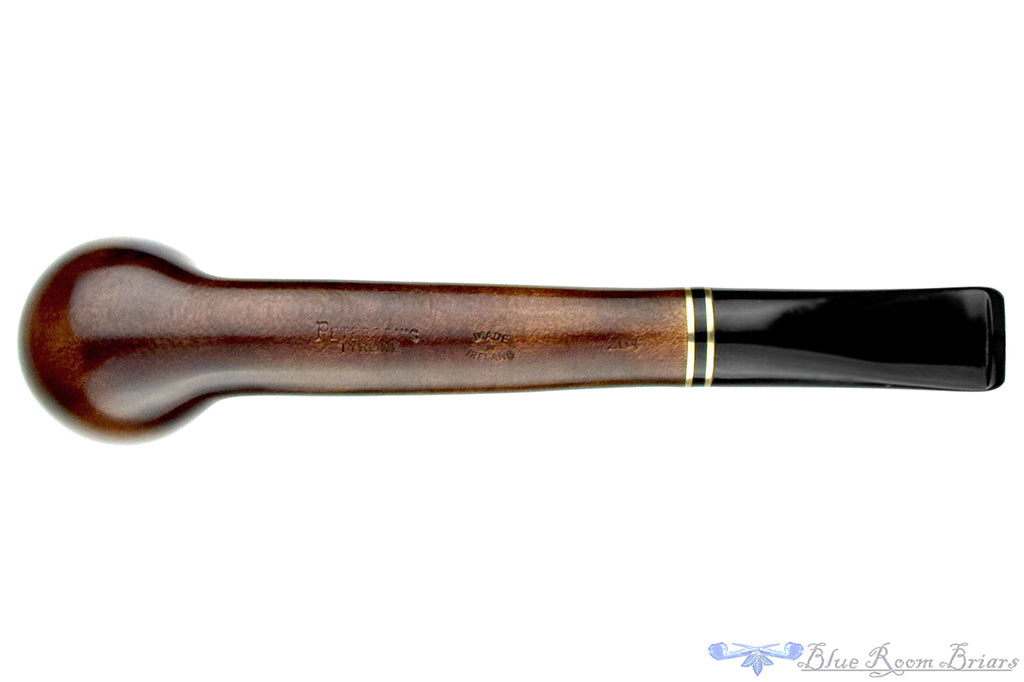 Blue Room Briars is proud to present this Peterson Tyrone 264 Canadian with Brass and Acrylic Estate Pipe