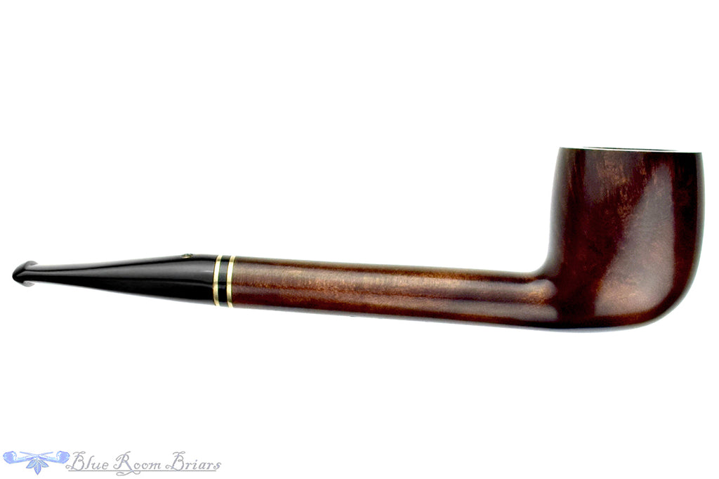 Blue Room Briars is proud to present this Peterson Tyrone 264 Canadian with Brass and Acrylic Estate Pipe