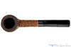 Charatan 4420DC Sandblast Billiard with Two Stems Estate Pipe with Bowl Coat