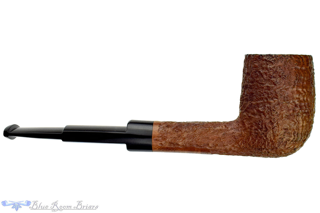 Charatan 4420DC Sandblast Billiard with Two Stems Estate Pipe with Bowl Coat