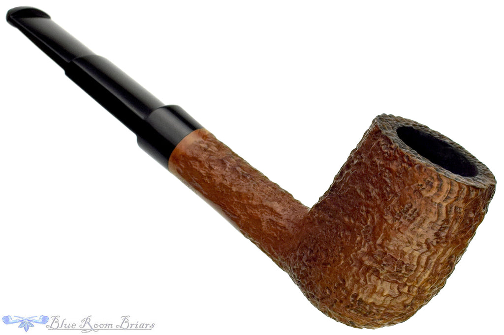 Charatan 4420DC Sandblast Billiard with Two Stems Estate Pipe with Bowl Coat