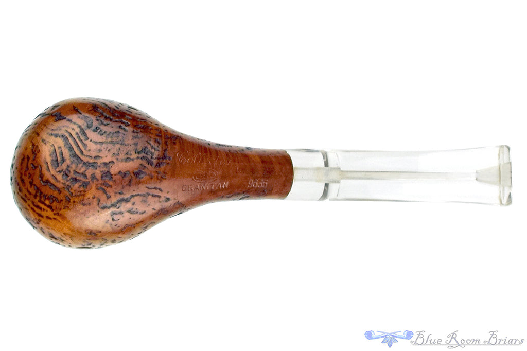 Blue Room Briars is proud to present this GBD Collector Granitan 9635 Bent Sandblast Urn with Perspex Estate Pipe