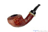 Blue Room Briars is proud to present this J. Bull Bent Sandblast Danish Dublin with Horn Estate Pipe