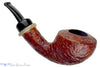 Blue Room Briars is proud to present this J. Bull Bent Sandblast Danish Dublin with Horn Estate Pipe