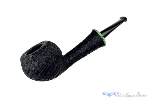 Chris Morgan Bent Sandblast Pale Apple Estate Pipe