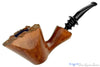 Blue Room Briars is proud to present this Bjarne Hand Carved Bent Freehand with Plateaux Estate Pipe