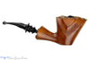 Blue Room Briars is proud to present this Bjarne Hand Carved Bent Freehand with Plateaux Estate Pipe