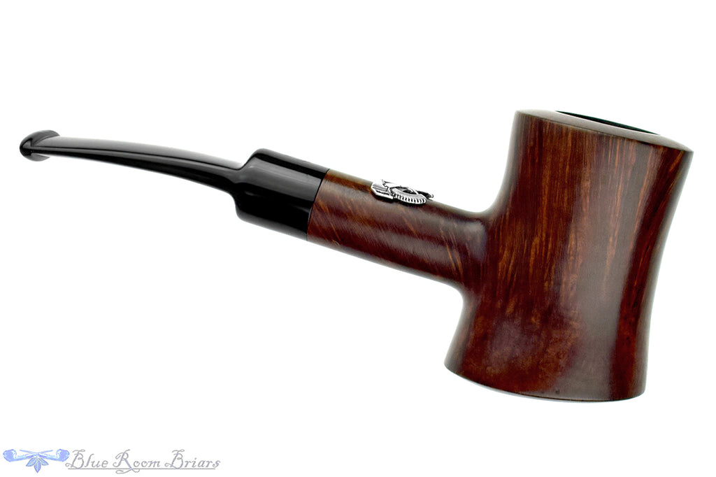 Blue Room Briars is proud to present this Savinelli Leonardo The Bombard Cherrywood (6mm Filter) with Silver Estate Pipe and Custom Tamper