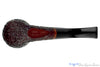 Blue Room Briars is proud to present this Rossi (Savinelli) Sitting 8622 Bent Rusticated Pot (6mm Filter) Estate Pipe