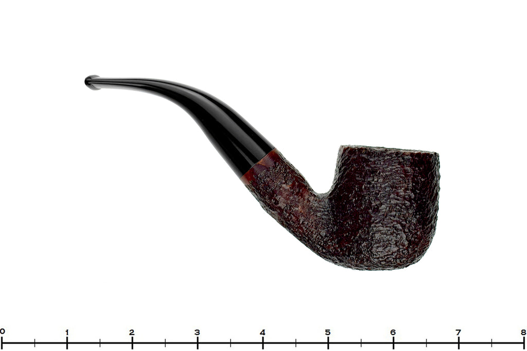 Blue Room Briars is proud to present this Rossi (Savinelli) Sitting 8622 Bent Rusticated Pot (6mm Filter) Estate Pipe