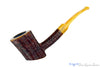 Blue Room Briars is proud to present this C. Kent Joyce Pipe Bent Carved Racing Poker