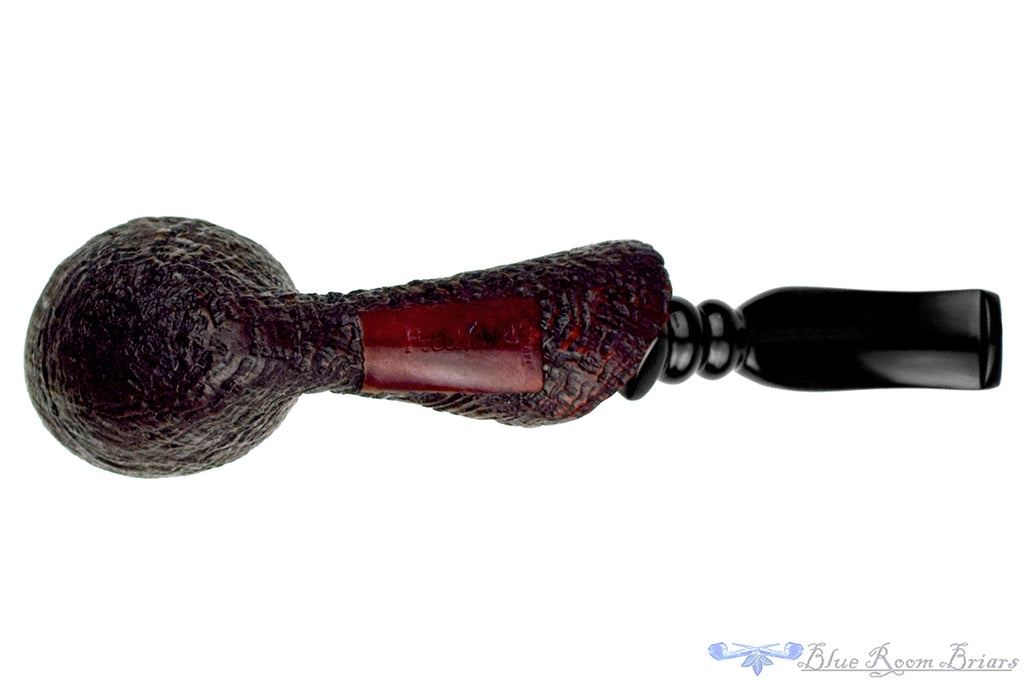 Blue Room Briars is proud to present this Freehand Bent Sandblast with Plateaux Estate Pipe