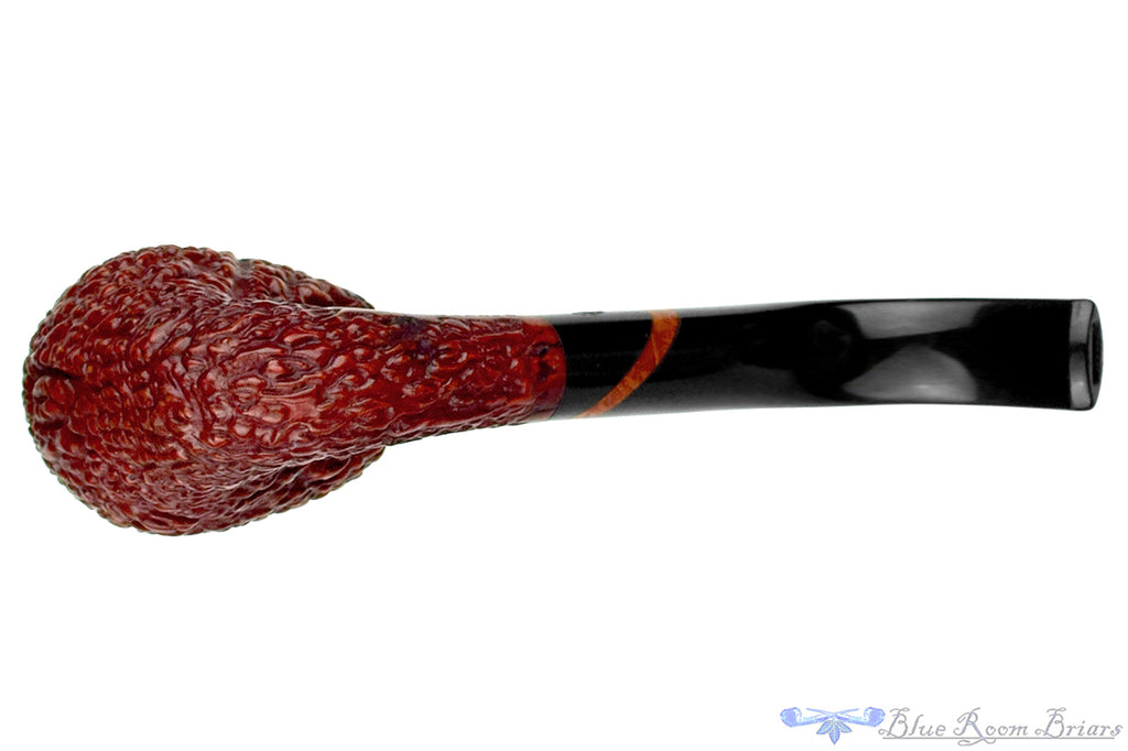 Blue Room Briars is proud to present this Aldo Velani Grande 43 Full Bent Carved Billiard with Briar Estate Pipe