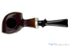 Blue Room Briars is proud to present this Russ Cook (2015 Make) Bent Sandblast Blowfish with Stone Estate Pipe