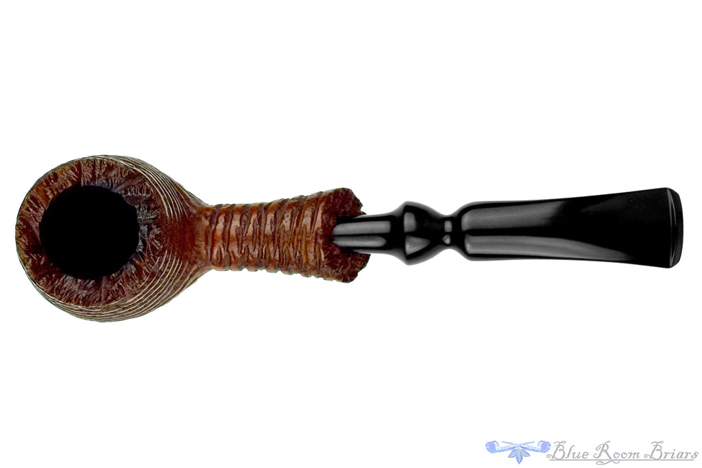 Blue Room Briars is proud to present this Stone Age K11 617 Bent Carved Sitter Estate Pipe