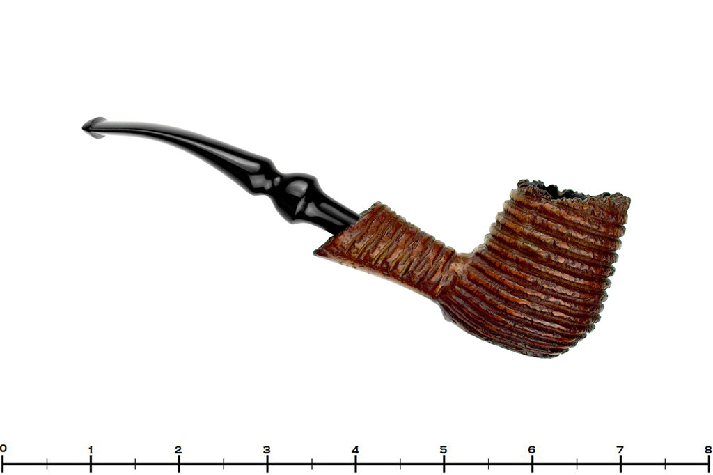 Blue Room Briars is proud to present this Stone Age K11 617 Bent Carved Sitter Estate Pipe