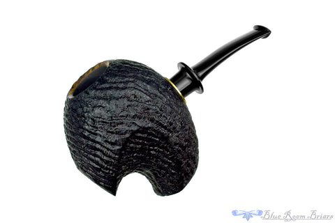 Ryan Alden Black Blast Foursquare Sitter with Brindle Estate Pipe