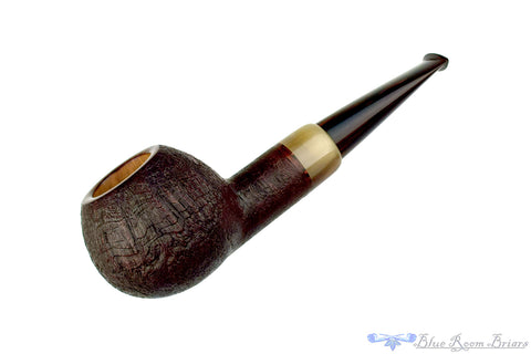 Brebbia Egg Noce Oom Paul (9mm Filter) with Windcap Estate Pipe