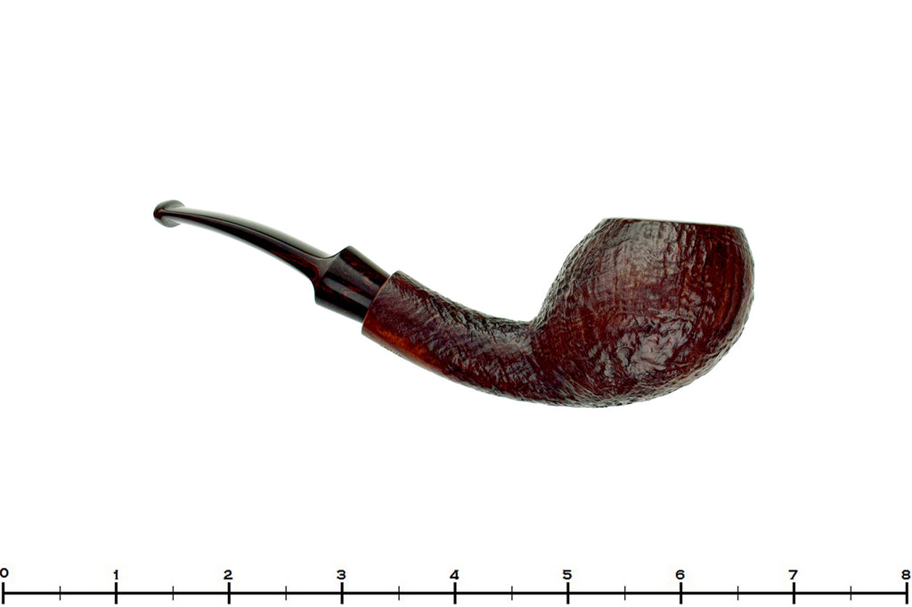 Blue Room Briars is proud to present this Jørn Larsen Bent Sandblast Cobra with Brindle Estate Pipe