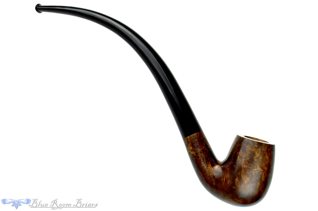 Blue Room Briars is proud to present this Genod Pipe Bent Billiard Churchwarden