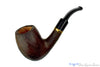 Blue Room Briars is proud to present this Genod Pipe Bent Sandblast Billiard with Wood Shank Extension and Brass