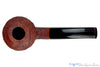 Blue Room Briars is proud to present this Nathan Rose Pipe Bent Sandblast Rhodesian Saucer with Brindle