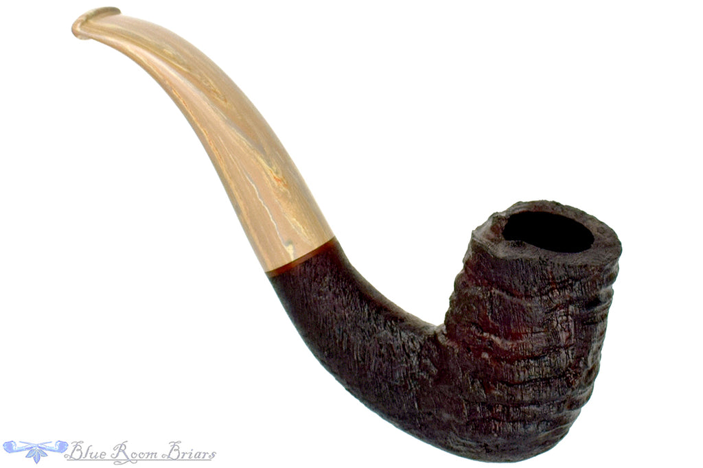 Blue Room Briars is proud to present this Nathan Rose Pipe Bent Sandblast Swan with Brindle and Plateau