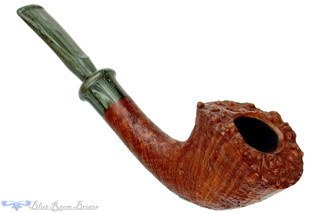 Blue Room Briars is proud to present this Jan Pietenpauw Pipe Sandblast Fan Dublin with Brindle and Plateau
