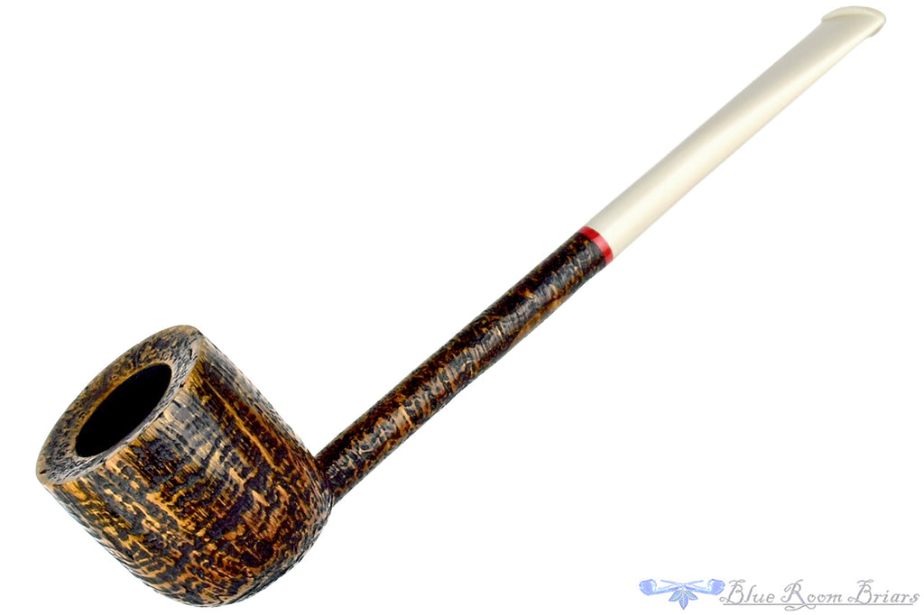 Scottie Piersel Pipe "Scottie" Contrast Blast Pot with Acrylic and Juma