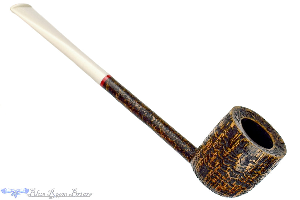 Scottie Piersel Pipe "Scottie" Contrast Blast Pot with Acrylic and Juma