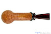 Blue Room Briars is proud to present this Bill Shalosky Pipe 733 Bent Tan Blast Billiard with Brindle and Blackwood