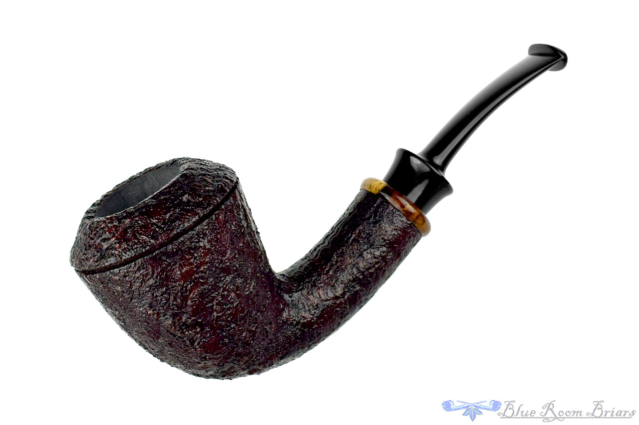 Bill Shalosky Pipe 732 Bent Sandblast Rhodesian with Cocobolo – Blue ...