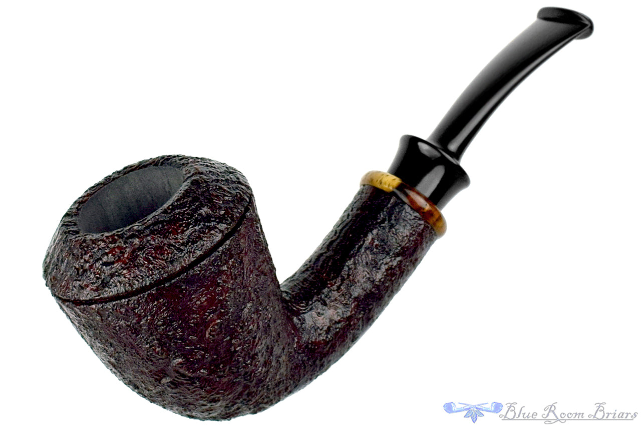 Bill Shalosky Pipe 732 Bent Sandblast Rhodesian with Cocobolo – Blue ...