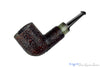 Blue Room Briars is proud to present this Bill Shalosky Pipe 730 Sandblast Billiard with Fordite