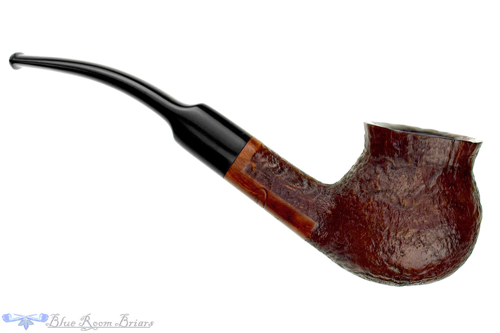 Curt Rollar American Bent Sandblast Cauldron Estate Pipe