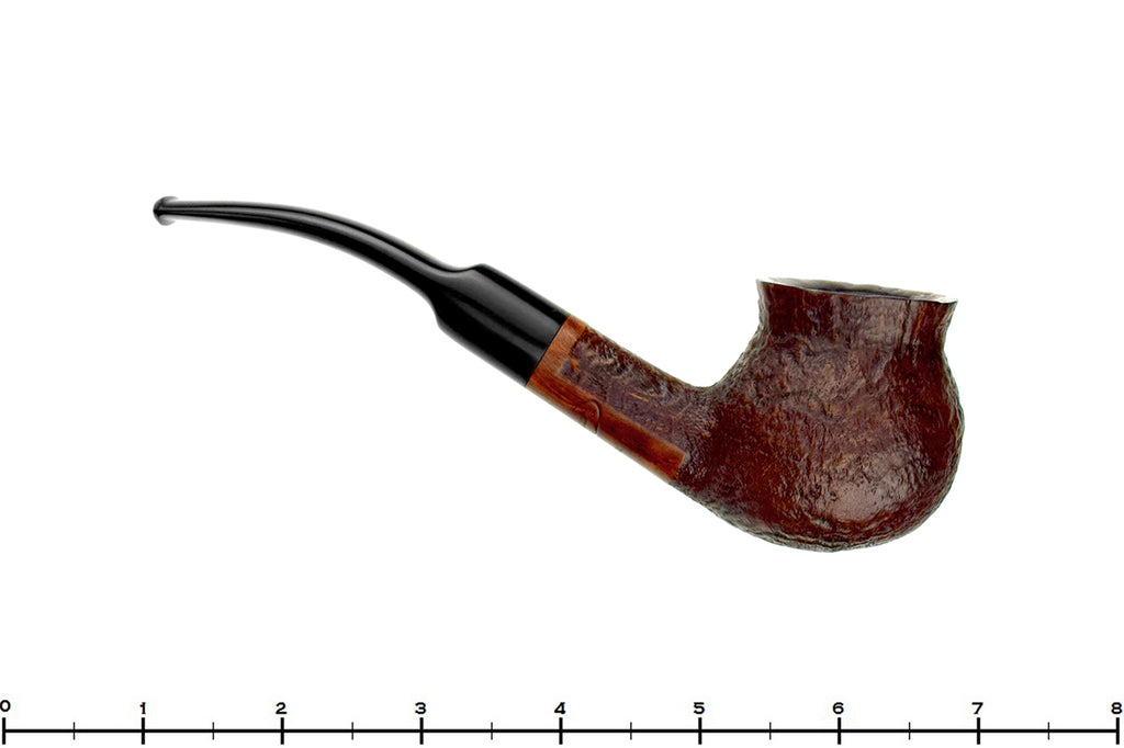 Curt Rollar American Bent Sandblast Cauldron Estate Pipe