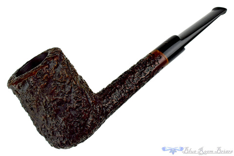 Savinelli Nonpareil 9128 Sandblast Billiard Sitter with Horn and Plateau Estate Pipe