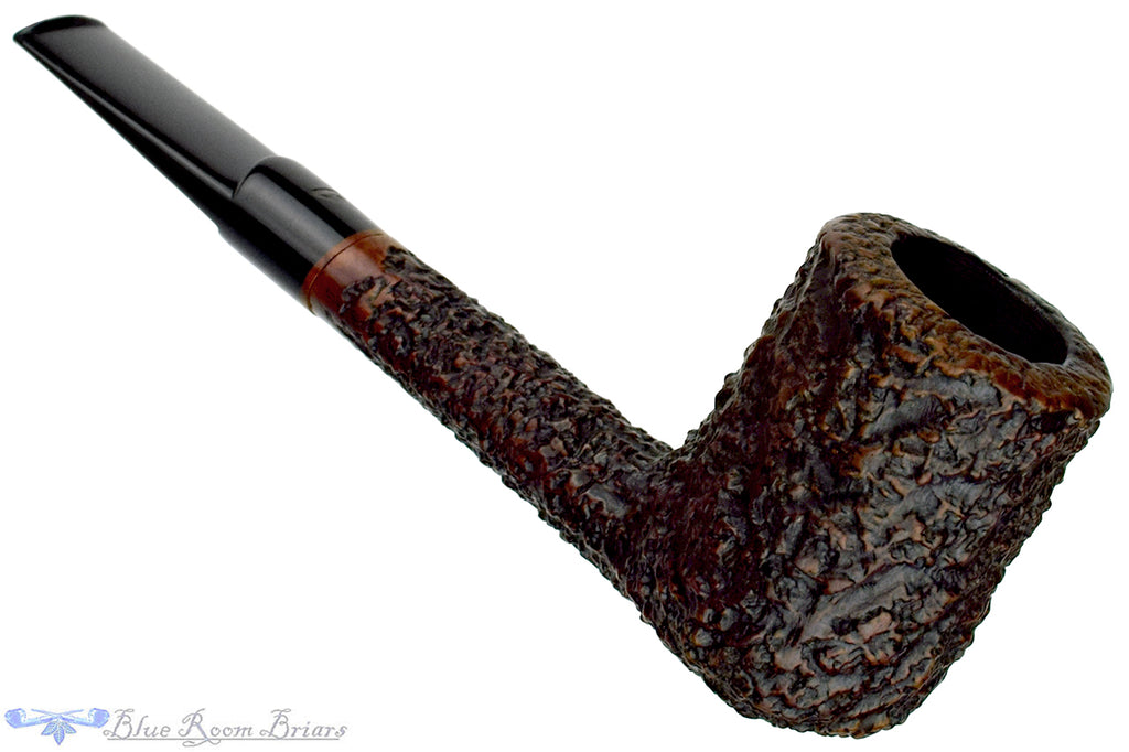 Ascorti Business KS Rusticated Billiard with Briar Estate Pipe