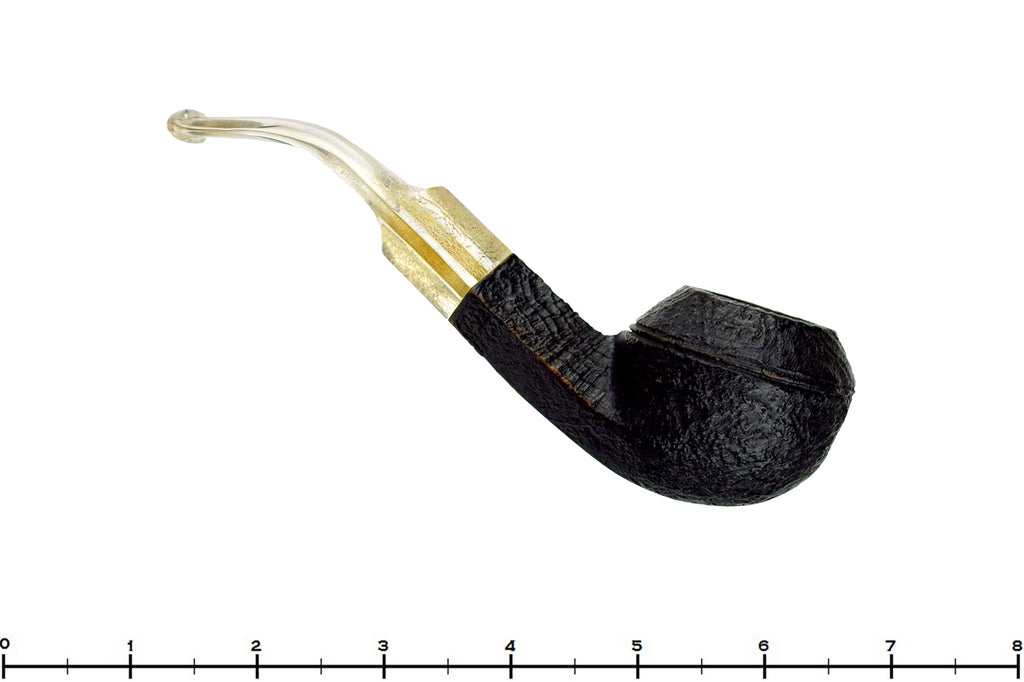 Savinelli De Luxe Milano 624 KS 1/4 Bent Sandblast Bulldog Estate Pipe