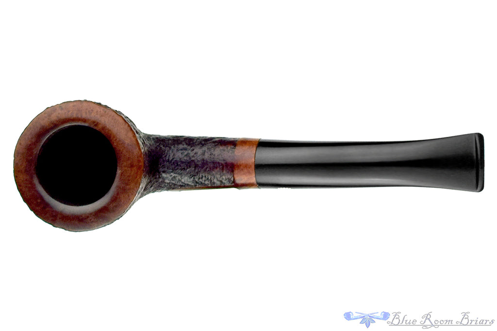 Blue Room Briars is proud to present this Stanwell Bent Sandblast Dublin with Silver Plaquette Estate Pipe