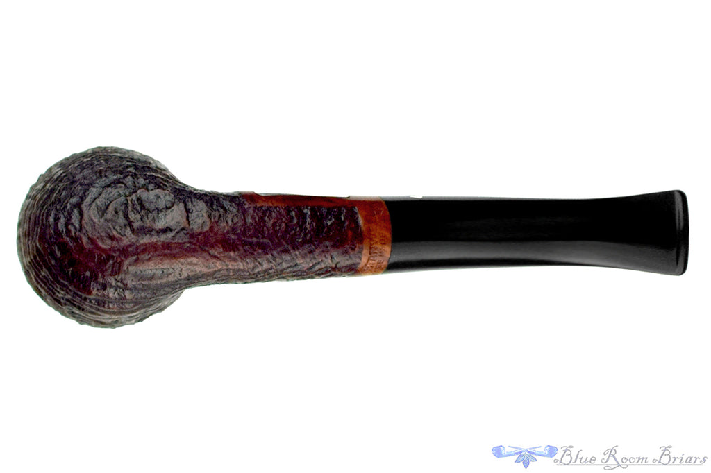 Blue Room Briars is proud to present this Stanwell Bent Sandblast Dublin with Silver Plaquette Estate Pipe