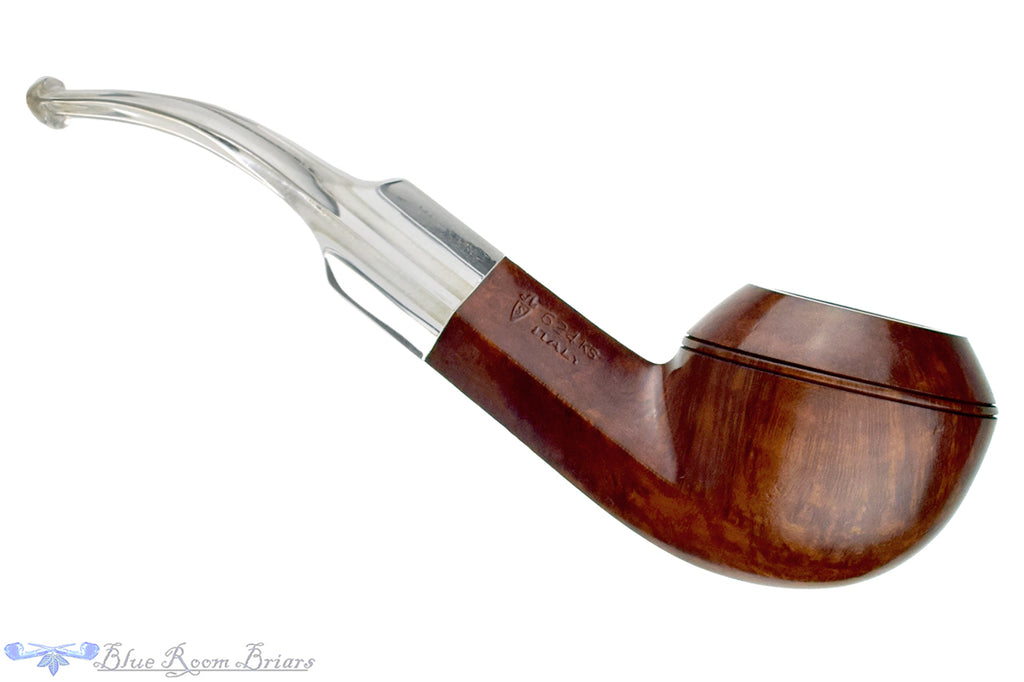 Blue Room Briars is proud to present this Savinelli De Luxe Milano 624KS Bent Bulldog Estate Pipe