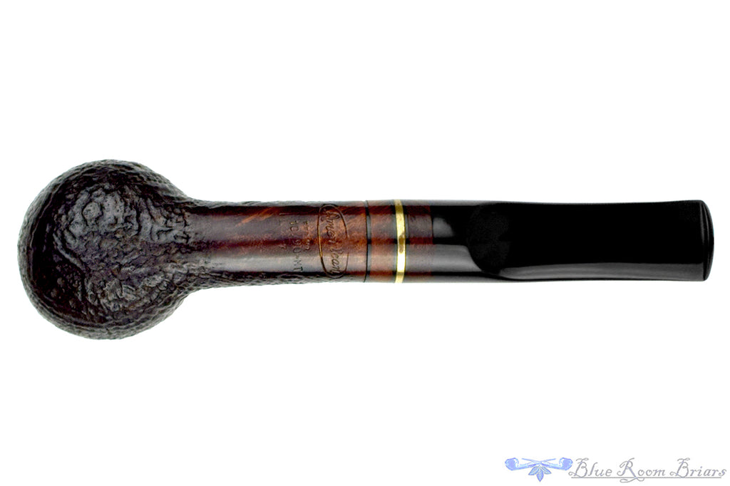 Blue Room Briars is proud to present this Mark Tinsky American Sandblast Pot with Brass and Briar Estate Pipe