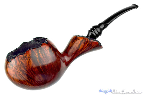 Stanwell 59 (Reg. Era) Bent Sandblast Acorn Estate Pipe with Replacement Stem