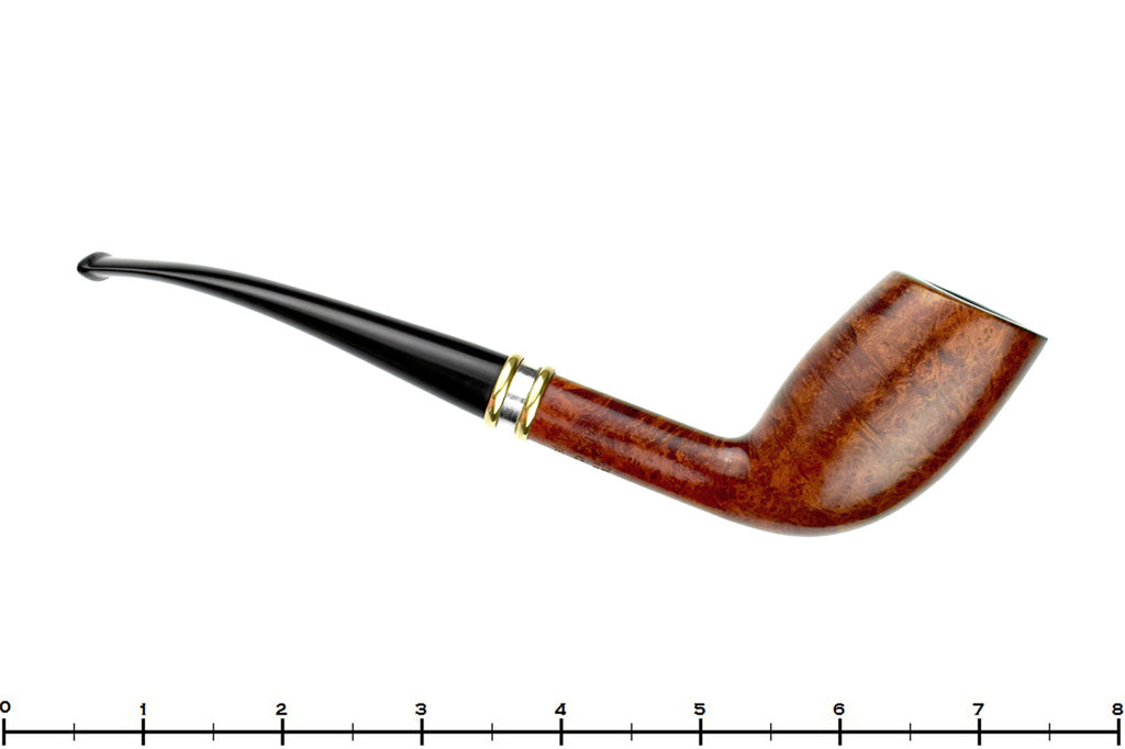 Stanwell Hans Christian Andsersen Belge with Brass and Silver Estate Pipe