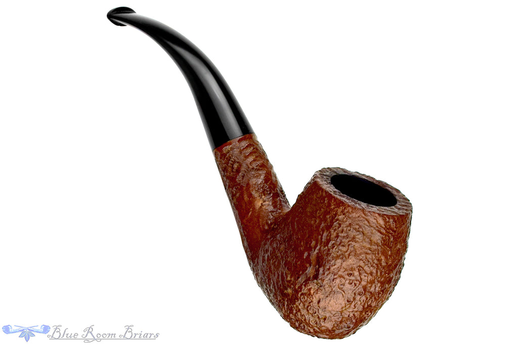 Blue Room Briars is proud to present this No-Name Bent Sandblast Billiard Estate Pipe