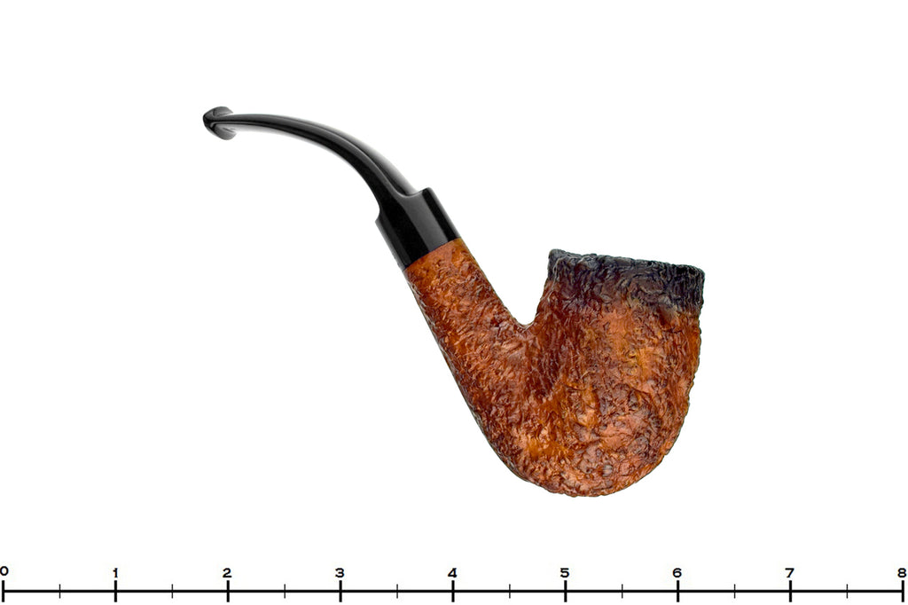 Blue Room Briars is proud to present this Castello Old Antiquari 65 Bent Rusticated Fumed Billiard Estate Pipe