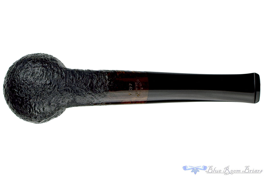 Blue Room Briars Pipe 4424 Bent Sandblast French Billiard